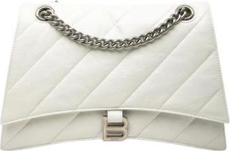 Balenciaga Pre-owned Vintage Schoudertas - Dames - Vintage Schoudertas - Wit - ONE Size - Leer - Vintage
