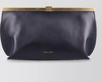 Anine Bing leather clutch bag