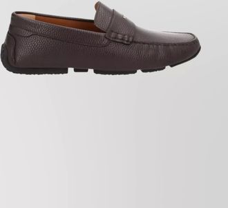 Bally textured leather loafers rubber sole