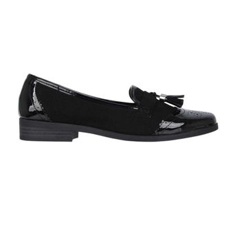 Miso Tasha-loafers voor dames (Zwart octrooi)