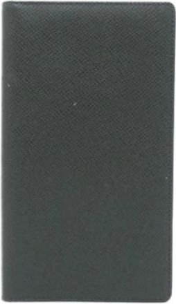 Louis Vuitton Pre-owned Wallets, male, Black, Size: ONE SIZE Pre-owned Long bill wallet (bi-fold)