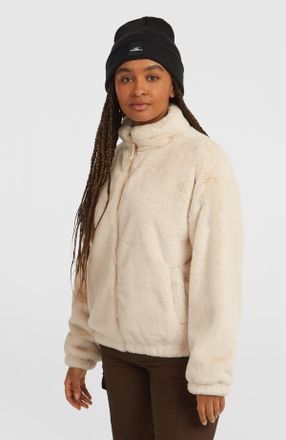 O'Neill Strickfleece-Pullover ONEILL FWCCRUZ FAUX FUR FLEECE, Damen, Gr. XL (42), macaron, Obermaterial: 100% Polyester, Pullover Strickfleece-Pullover