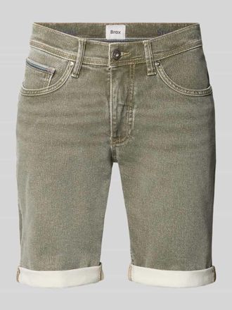 Brax Brax Regular Fit Jeansshorts aus Baumwoll-Mix in Oliv, Gr&ouml;&szlig;e 31