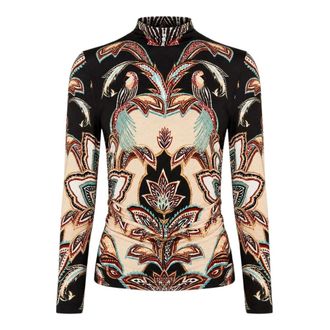 Farm Rio Blusa Maglia Jersey Tapestry Dream - - Tops - Donna - Multicolore - S
