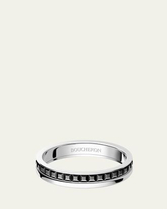 Boucheron Black and White Gold Quatre Follies Band