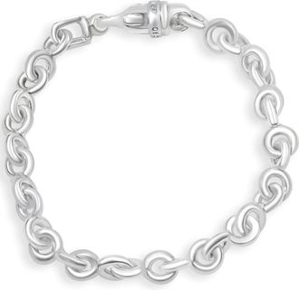 Pompeii3 Mens 14k Gold (45gram) or Platinum (73gram) 8.5mm Link Bracelet 8.5