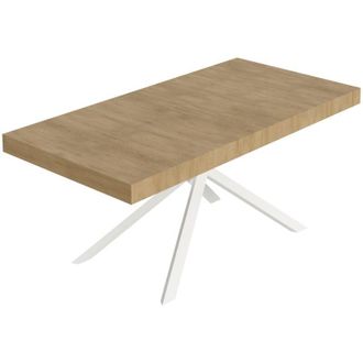 Itamoby Itamoby - Tavolo da pranzo Allungabile - niket - Colore: Noce - Telaio: Bianco - Dimensioni: 180x90/284