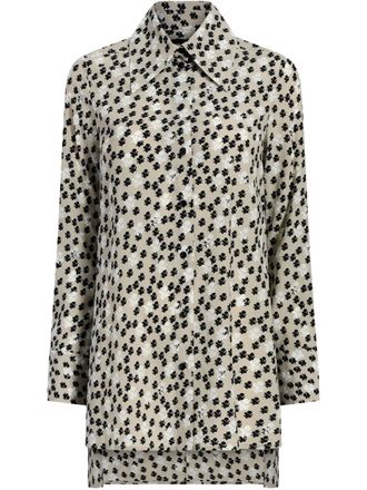 Proenza Schouler Emmeline shirt - women - Silk/Viscose/Spandex/Elastane - 6 - Neutrals