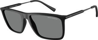 A|X Armani Exchange AX4160SF Asian Fit 807887 Mens Sunglasses Black Size 57