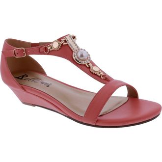 Bellini Lynn Wedge Sandal in Peach at Nordstrom Rack, Size 8.5