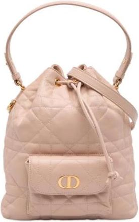 Dior Pre-owned Caro Bucket Bag - Pre-owned - Mujer - Beige - ONE SIZE