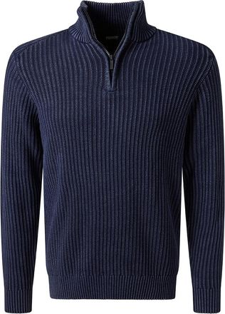 Pioneer Authentic Jeans Troyer Knit 1/1 Troyer, Herren, Gr. XXL, night sky, Strick, Obermaterial: 100% Baumwolle, PIONEER AUTHENTIC JEANS, unifarben, normal h&uuml;ftbedeckend, Ru