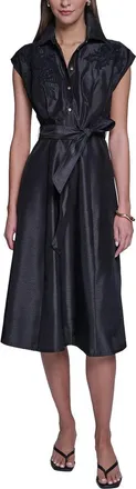 Halston Heritage Midi Shirtdress