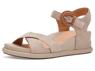 Gentle Souls Jaylee Womens Wedge Shoes Mushroom Suede : 8.5 M, Leather