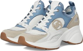 Michael Kors Zuma Knit Trainer Womens Shoes Chambray : 9.5 M