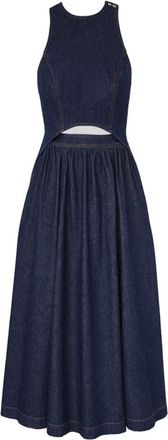 Zimmermann Zimmer Dress E25 - Dames - Casual kleedjes - Blauw - XS - Denim - Kleedjes