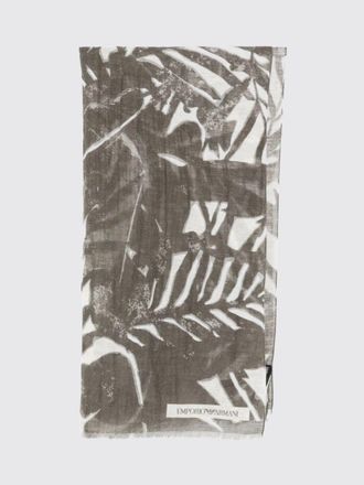 Emporio Armani Sciarpa in lino e cotone tropicale Emporio Armani