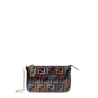 Fendi Baguette Pouch - female - Fendi - Cross Body Bags - Multicolor - ONE SIZE - Bags
