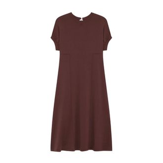 Alpha Studio Abito M/Maniche - Dames - Kleedjes - Bruin - S - Kleedjes