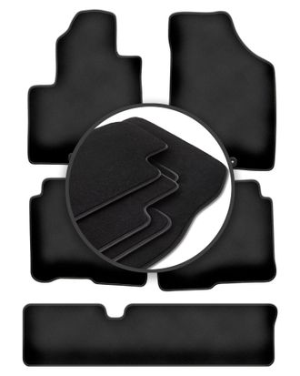 OEM Alfombrillas Premium Para Hyundai Santafe Ii 7 Plazas (2006-2012)