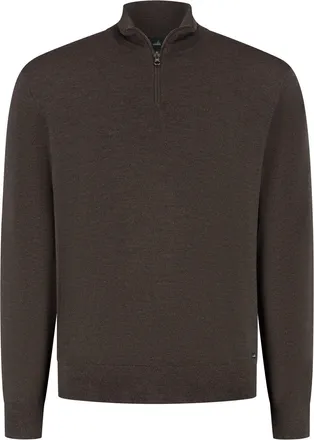 Wahts Mens Knitwear, TargetGroup:Men Dark Brown Melange / XXL