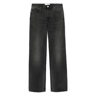 Ami Straight Jeans, male, Gray, Size: W30 Large Fit Jeans