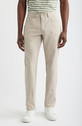 Scott Barber Sonoma Twill Five-Pocket Pants in Khaki at Nordstrom, Size 36