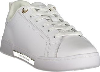 Tommy Hilfiger Leather Logo Sneaker - White