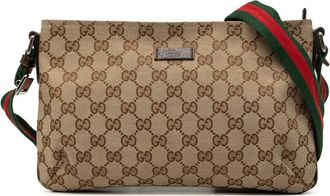 Gucci Pre-owned Gucci GG Canvas Web Crossbody Ladies 3GFZA40FKVFKZV4X