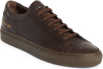 Common Projects Achilles Premium Sneaker in Brown at Nordstrom, Size 13Us
