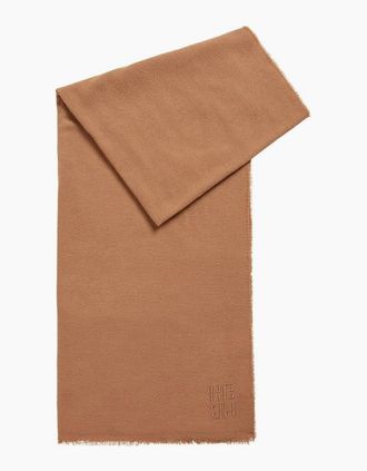 HUGO BOSS Womens Oblong Scarf - Brown - Size: ONE size