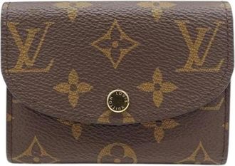Louis Vuitton Pre-owned Canvas Portemonnee - Dames - Vintage Accessoires - Bruin - ONE Size - Vintage