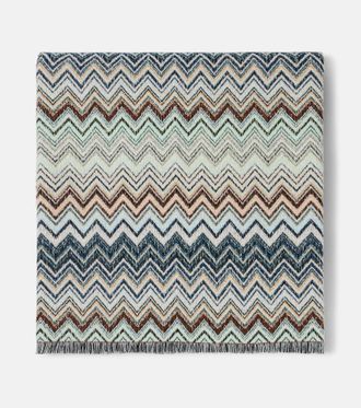 Missoni Forest cotton, wool and cashmere-blend throw