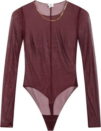 Elisabetta Franchi Knit Bodysuit With Chain Detail