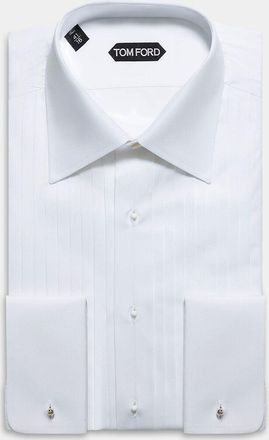 Tom Ford Slim-Fit-Hemd aus Voile mit Latz Cocktail