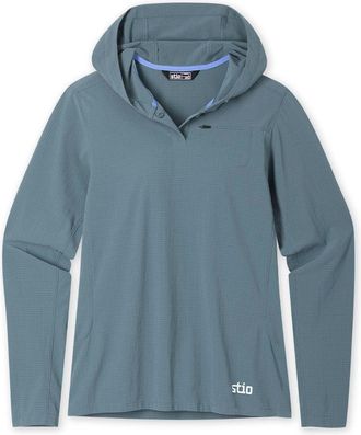 Stio | Womens Vescent Hoodie, Size Extra Small in Stormy Weather