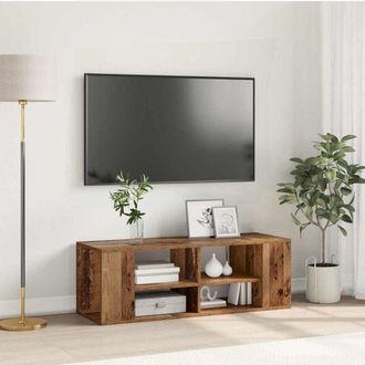 vidaXL Vidaxl - Mobile tv da Muro Legno vecchio 102 x 35 x 35 cm