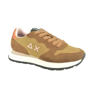Sun 68 Stijlvolle Cognac Runner voor Mannen - Dames - Schoenen - Bruin - Maat: 36 EU