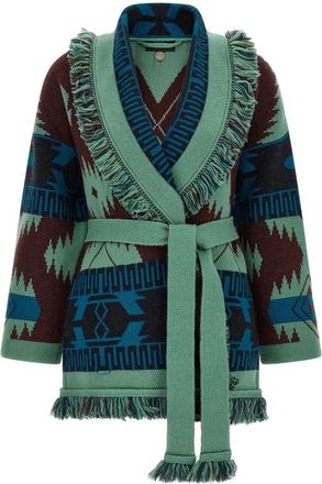 Alanui Icon Cardigan - Dames - Cashmere truien - Veelkleurig - S - Kasjmier - Truien & Vesten
