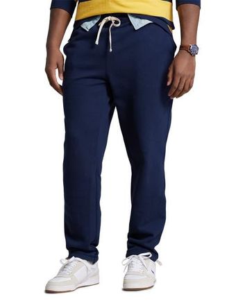 Polo Ralph Lauren Big & Tall Double-Knit Tech Joggers in Aviator Navy at Nordstrom, Size 5X Big