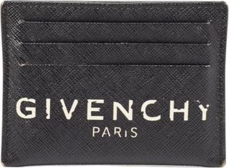 Givenchy Tweedehands leren portemonnees - Dames - Vintage Accessoires - Zwart - ONE Size - Leer - Vintage