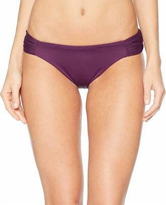 BECCA by Rebecca Virtue Color Code Tab Side Bikini In Merlot