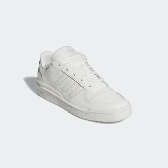 adidas Sneaker ADIDAS ORIGINALS FORUM LOW CL, Herren, Gr. 38,5, weiss (core wei&szlig;, cloud wei&szlig;, grau one), Baumwolle, Schuhe Sneaker
