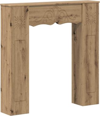 vidaXL Marco De Chimenea Roble Artisan 102 X 20 X 102 Cm Vidaxl