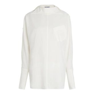Issey Miyake Odd Shirt 2 - female - Issey Miyake - Blouses - White - M - Blouses & Shirts
