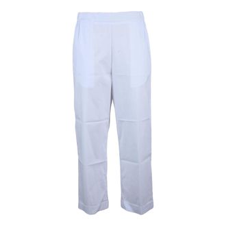Meimeij Straight Pantaloni - - Trousers - Donna - Bianco - M