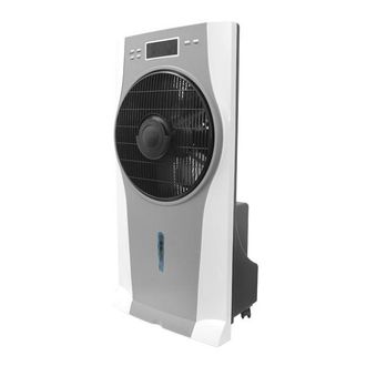 Fabrilamp Ventilador De Pie Nebulizador &eacute;feso Regulable Con Mando A Distancia Y Temporizador (90w 3 Velocidades Funci&oacute;n Humidificador)