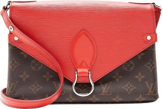 Louis Vuitton Monogram Canvas Epi Leather Saint Michel Shoulder Bag (Authentic Pre-Loved)