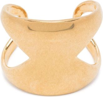 Tom Ford Juno cut-out bracelet - women - Brass - M/L - Gold