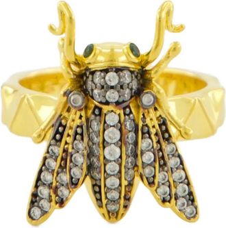 Begum Khan Anello Baby Bee con decorazione - Oro